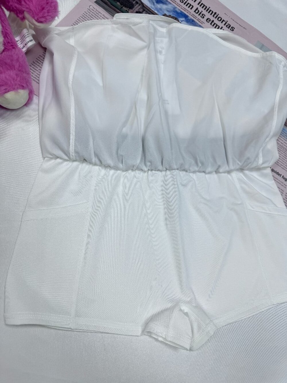 NWT 🤍 Alo Yoga Match Point Tennis Skirt White Built In Shorts Activewear 😘 - Picture 6 of 7